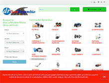 Tablet Screenshot of donrecambio.com